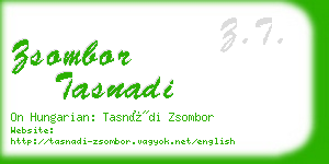 zsombor tasnadi business card